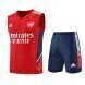 2022-2023 Arsenal Training Vest & Shorts - Red