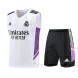 2022-2023 Real Madrid Training Vest & Shorts - White 2