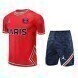 2022-2023 Jordan Pair PSG Training Shirt & Shorts - Red