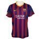 2013-2014 Barcelona Rétro Domicile Maillot