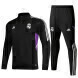 2022-2023 Kids Real Madrid Soccer Tracksuits - Black