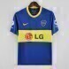 2010-2011 Boca Juniors Retro Home Soccer Jersey