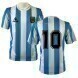 Maradona #10 Argentine 1986 Retrò Domicile Maillot