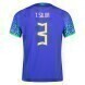 2022 World Cup Brazil Away Soccer Jersey - No.3 T. Silva