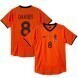 Davids #8 Pays-Bas 2000 Retrò Domicile Maillot