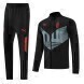 AC Milan Soccer Jacket & Pants 2022-23 - Black & Grey