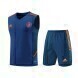 2022-2023 Manchester United Training Vest & Shorts - Dark Blue