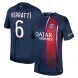 2023/24 Pair PSG Domicile Maillot - No.6 Verratti