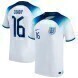 2022 World Cup England Home Soccer Jersey - No.16 Coady