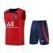 2022-2023 Pair PSG Training Vest & Shorts - Red 2