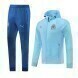 Olympique de Marseille Hooded Jacket Suit - Sky Blue