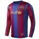 2007-2008 Barcelona Retro Home Soccer Jersey - Long