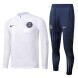 2022-2023 Kids Pair PSG Soccer Tracksuits - White