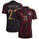 2022 World Cup Germany Away Soccer Jersey - No.21 Gündoğan