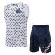 2022-2023 Jordan Pair PSG Training Vest & Shorts - White