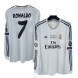 Ronaldo 7 Real Madrid 2013-14 Rétro Domicile Maillot Long - Finale UCL