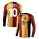 2001-02 AS Roma Rétro Domicile Maillot Long - Totti 10 Euro0