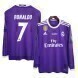 Ronaldo #7 Real Madrid 2016-17 Retrò Extérieur Maillot Long - UCL Finale