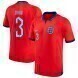 2022 World Cup England Away Soccer Jersey - No.3 Shaw