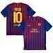 Messi #10 Barcelona 2011-12 Retrò Domicile Maillot