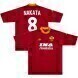 Nakata #8 AS Roma 2000-01 Rétro Domicile Maillot