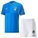 2022 Kids Italy Home Soccer Jersey - Kit