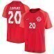 2022 World Cup Canada Home Soccer Jersey - No.20 J. David