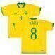 2006 Brazil Retro Home Jersey - No.8 Kaká