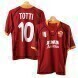 2001-02 AS Roma Rétro Domicile Maillot - Totti 10-1