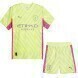 2023/24 Enfant Manchester City Gardien Jaune Maillot - Trousse