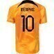 2022 World Cup Netherlands Home Soccer Jersey - No.10 Memphis