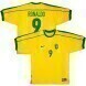 1998 Brazil Retro Home Jersey - No.9 Ronaldo