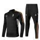 2022-2023 Kids Juventus Soccer Tracksuits - Black