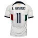 2022 World Cup Portugal Away Soccer Jersey - No.11 B. Fernandes