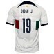 2022 World Cup Portugal Away Soccer Jersey - No.19 Diogo J.