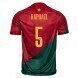 2022 World Cup Portugal Home Soccer Jersey - No.5 Raphael