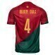 2022 World Cup Portugal Home Soccer Jersey - No.4 Rúben Dias