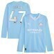 2023/24 Manchester City Domicile Maillot Long - No.47 Foden