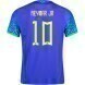 2022 World Cup Brazil Away Soccer Jersey - No.10 Neymar JR