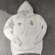 Real Madrid Soccer Hooded Sweater 2022-2023 - White