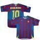 2005-2006 Barcelona Retro Jersey UCL Final - No.10 Ronaldinho