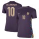 Bellingham #10 Femme 2024 UEFA Euro Angleterre Extérieur Maillot