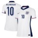 Bellingham #10 Femme 2024 UEFA Euro Angleterre Domicile Maillot