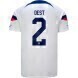 2022 World Cup USA Home Soccer Jersey - No.2 Dest