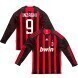 Inzaghi #9 AC Milan 2008-09 Rétro Domicile Maillot - Long