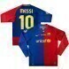 Messi #10 Barcelona 2008-09 Retrò Domicile Maillot Long -  UCL Finale