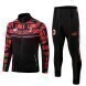 AC Milan Soccer Jacket & Pants 2022-2023 - Black & Red