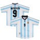 Batistuta #9 1998 Coupe du Monde Argentine Retro Domicile Maillot