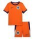 2024 UEFA Euro Enfant Pays-Bas Domicile Maillot - Trousse