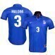 Maldini #3 Italie 1998 Coupe du Monde Rétro Domicile Maillot